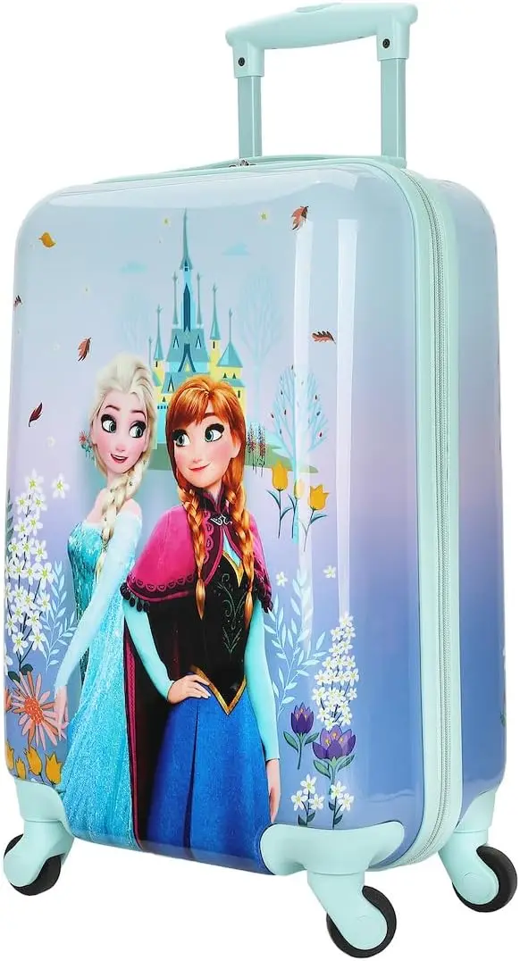 Frozen Elsa e Anna Ar Castle Bagagem rolando, 2"