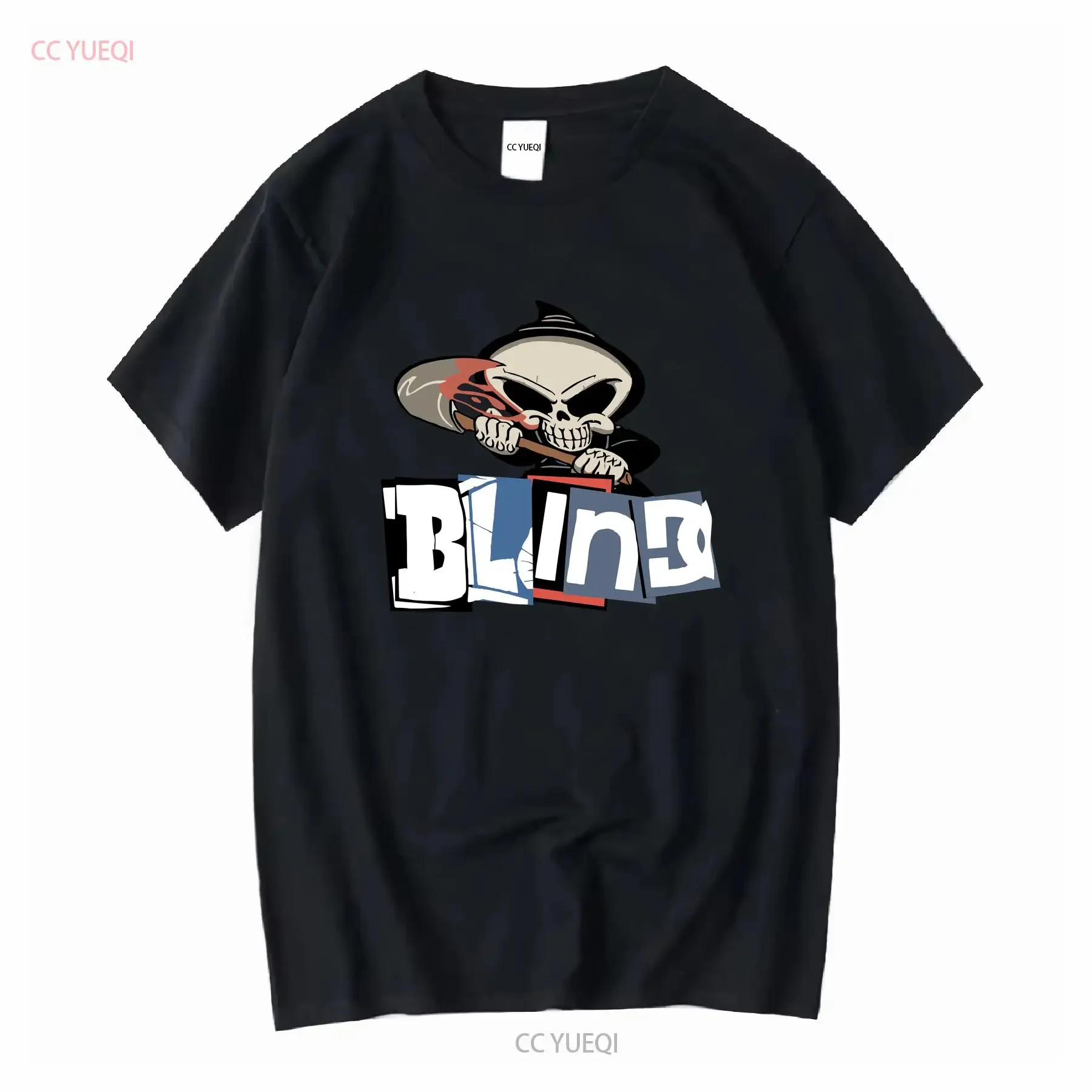 Vintage 90s Blind Skateboards Distressed T shirt Youth Reaper Skateboarding Brand Logo Retro Skate Wear Spell Out vintage Soft
