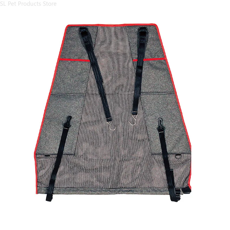 

Автомобильный барьер для домашних животных, заднее сиденье, ткань Оксфорд, защитная перегородка, сетчатая защита для собак и кошек, дорожная защита от царапин, портативный забор на заднем сиденье