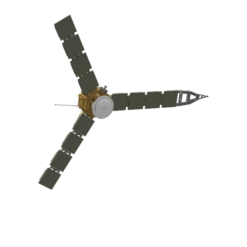 Space Probe Spacecraft Model MOC Building Bricks War Equipment Modular Technology Gifts Holiday Assemble Children Toys Suit