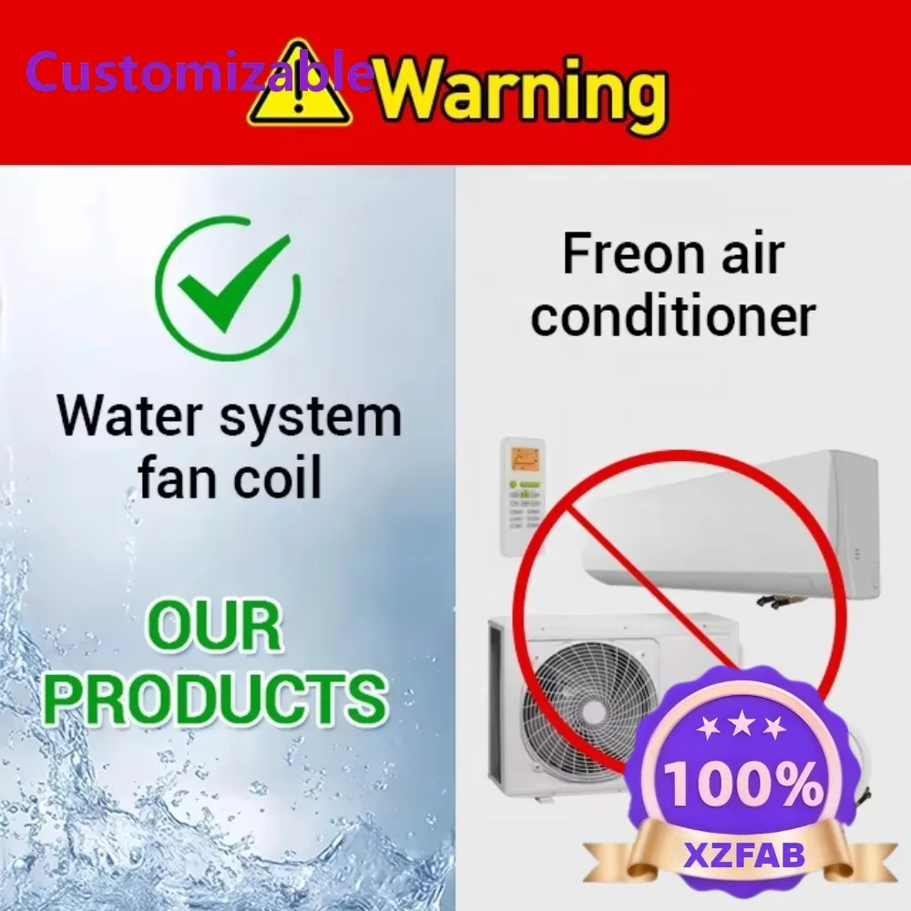Factory Direct 2026 Commercial Horizontal Concealed Air Coil Unit Air Coil Unit Fan Coil Unit for Heating and Cooling