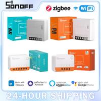 SONOFF Wifi/Zigbee MINIR2 DUALR3 ZBMINIR2 ZBMINIL2 DIY Mini Smart Switch EWeLink APP Control Voice Control Via Alexa Google Home