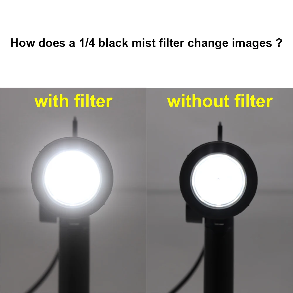 MC 1/4 Black Mist Filter Camera Lens Soft Filter Multi Coating Low reflection Universal 40.5 43 46 49 52 55 58 62 67 72 77 82 mm