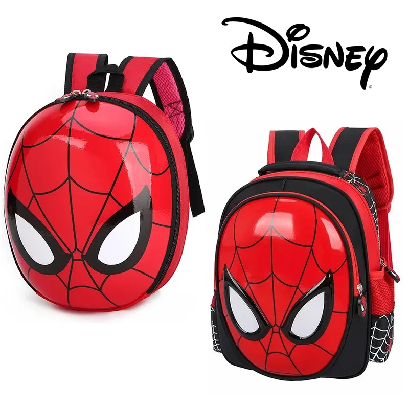Disney Heroes Kinderrucksack Anime Spider Prints Jungen Schultasche Kinder Hartschalentasche Coole Drucke Reisetasche Satchel Geschenke