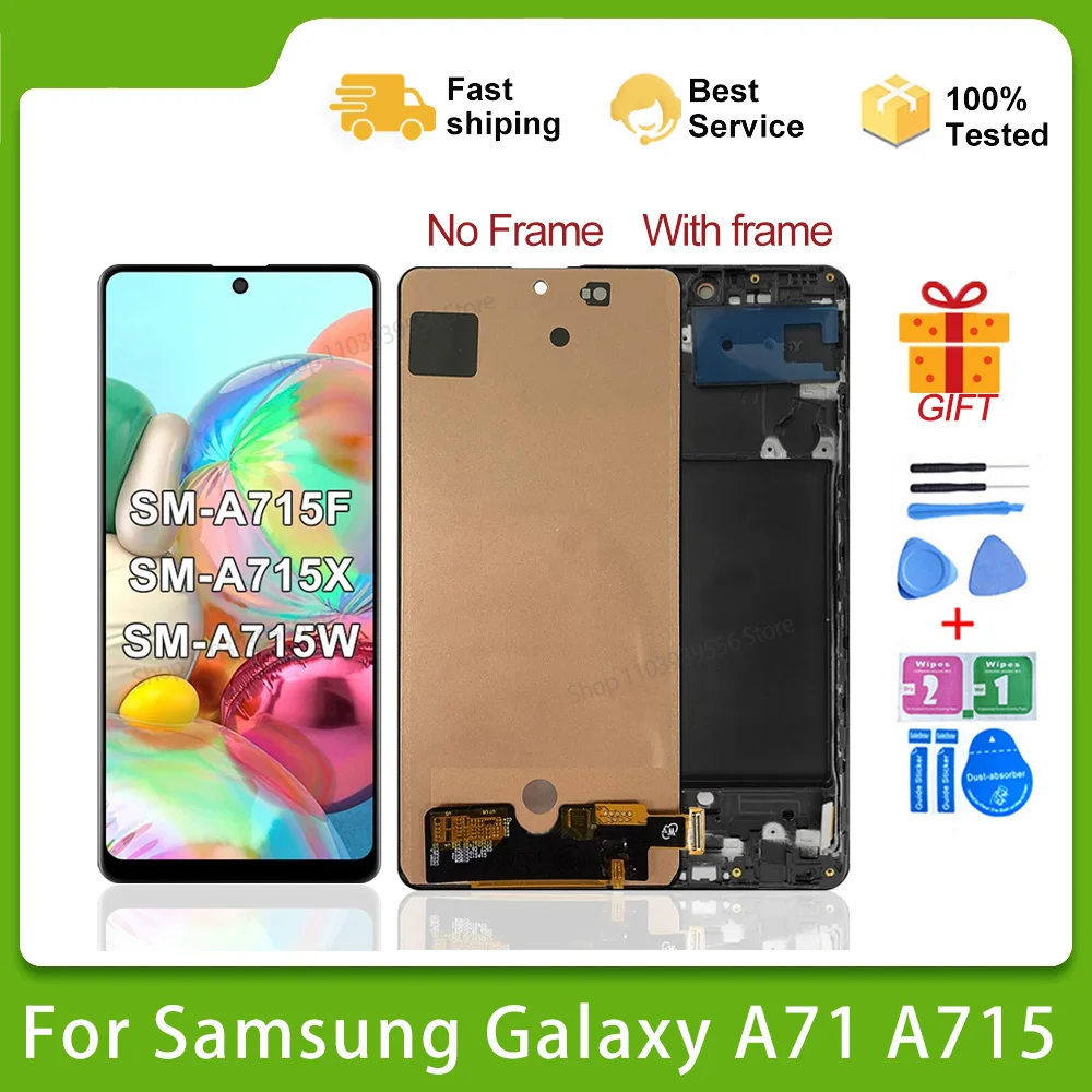 ЖК-дисплей 6,4 'A71 для Samsung Galaxy A715F A715 A715W A715X