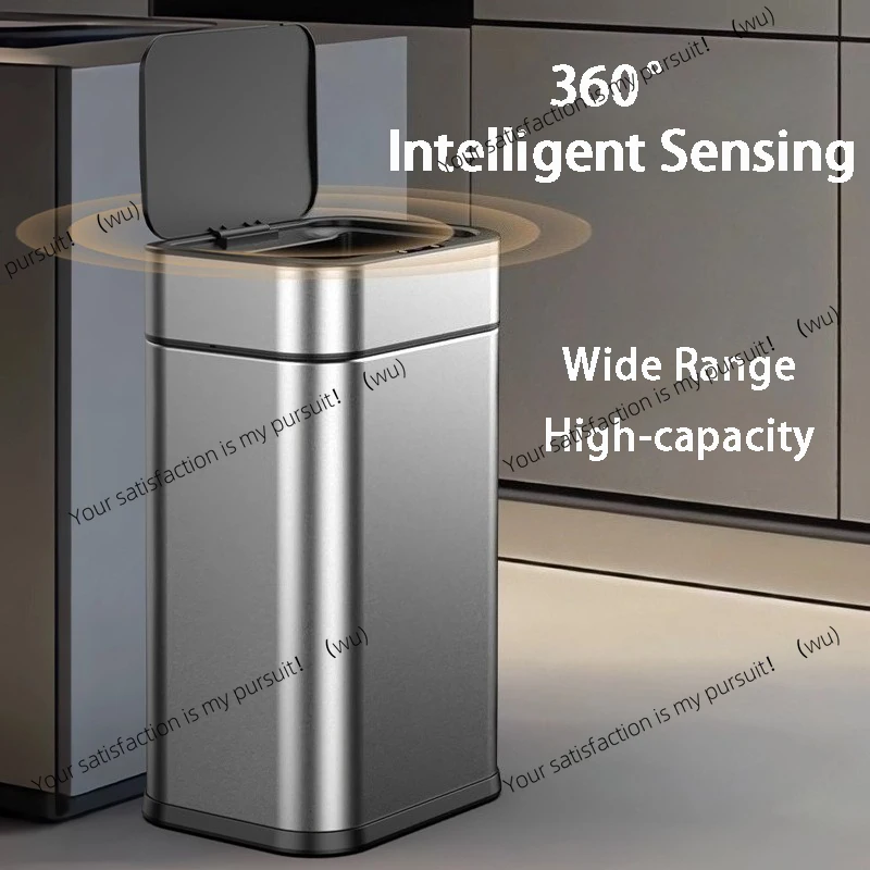 Trash cans with automatic sensors, high-capacity trash cans, household bathroom items with smart emissions
