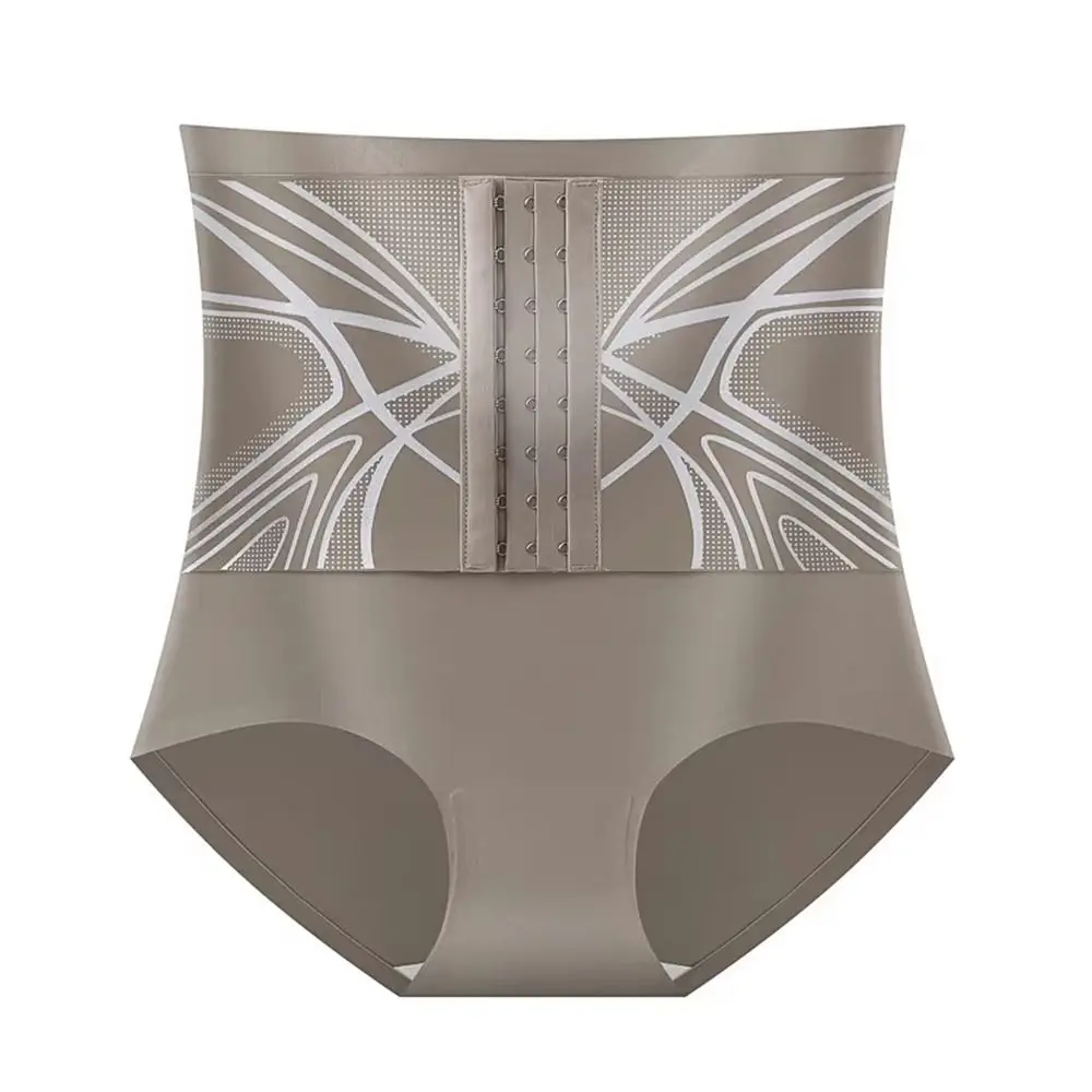 1 Pezzo Pantaloncini Modellanti Contenitivi Senza Cuciture a Doppio Strato con Compressione, Effetto Triangolare Snellente e Sollevamento Glutei, Slip Modellanti per Addome con Fibbia