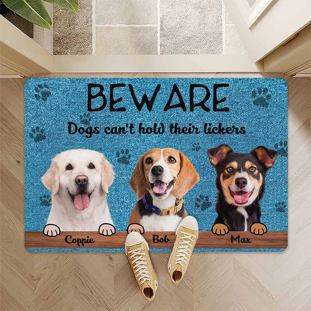 

Custom Pet Photo Carpet Puppy Kitten Picture Non Slip Winter Warm Gift Pet Friendly Soft Mat Personalized Beloved Pet Rug
