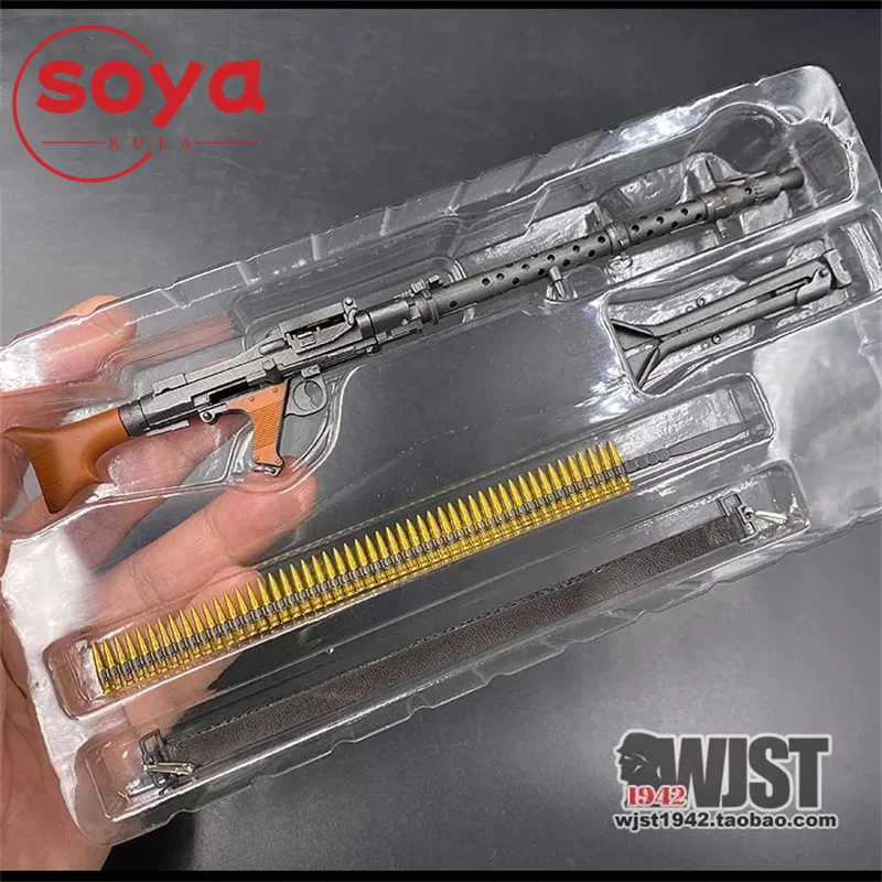 1/6 مقياس MG34 MG42 رشاش نموذج المواد البلاستيكية ل 12 "الجندي عمل الشكل المشهد ملحق اللعب دمى الهدايا جمع #6