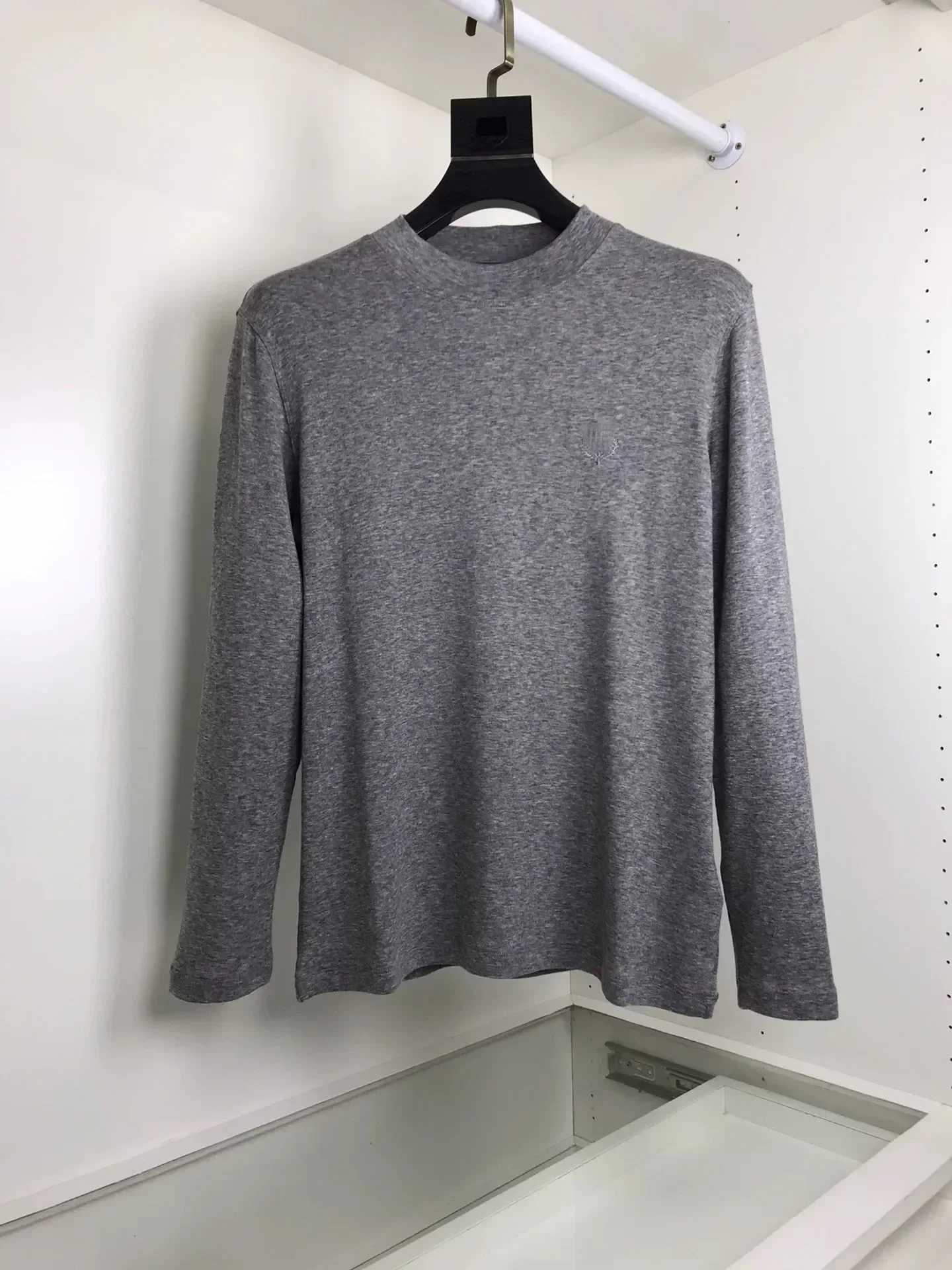 2DIKU  2025Men's autumn and winter new boutique collar wool long sleeved sweater M-XXXL