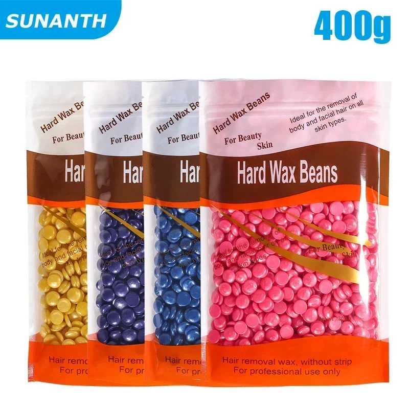 500g Hard Wax Beans for Hair Removal Body European Brazilian Pearl for Wax Warmer Waxing Beans for Wax Heater Machine