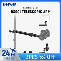 NEEWER Brazo de montaje para cámara superior de sobremesa, brazo de extensión telescópico de 11,8""-20""/30-51 cm para soporte de escritorio con soporte de cabeza esférica de 1/4""