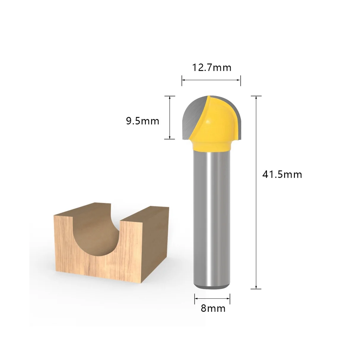

ABNC-15Pcs 6.35mm Router Bit Set Trimming Straight Milling Cutter Wood Bits Tungsten Carbide Cutting Woodworking Trimming