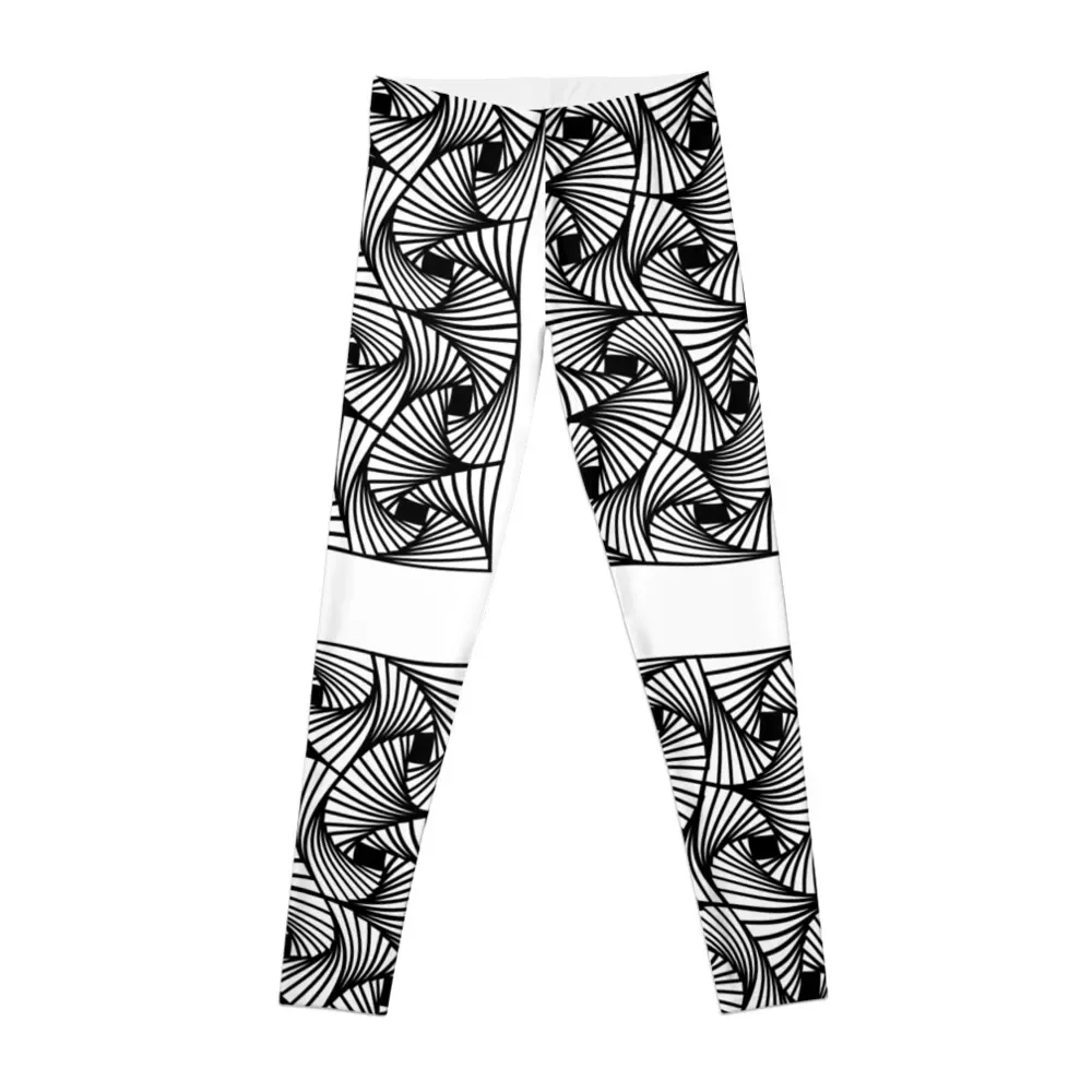 

Wiggly squares Leggings Women's gym Leginsy push up Womens Leggings