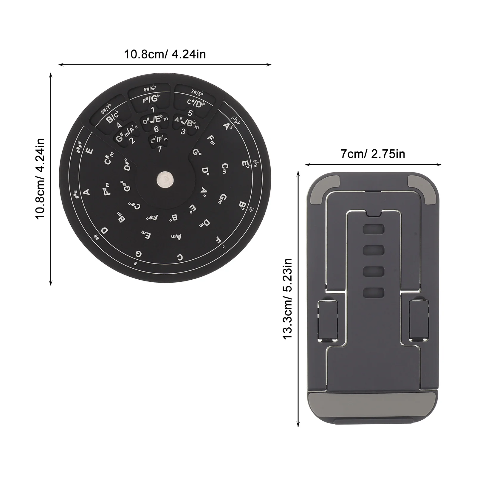 دائرة الغيتار من عجلة الخامسة سبائك الألومنيوم المحمولة وتر المدرب الغيتار تعلم المعونة أداة نظرية الموسيقى للطلاب المبتدئين