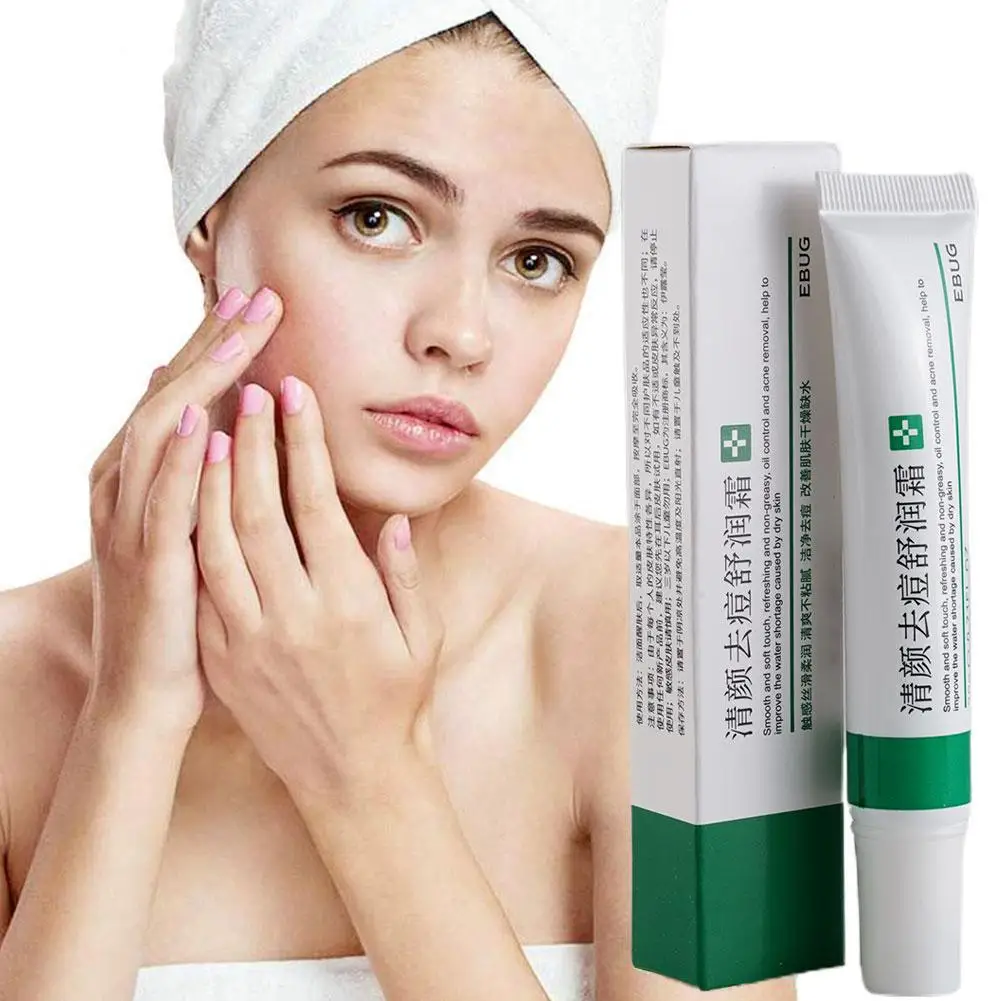 Effective Whitening Acne Treatment Cream Fade Dark Spots Oil Control Pores Shrink Removal Scar Anti Pimples Moisturizing Cream