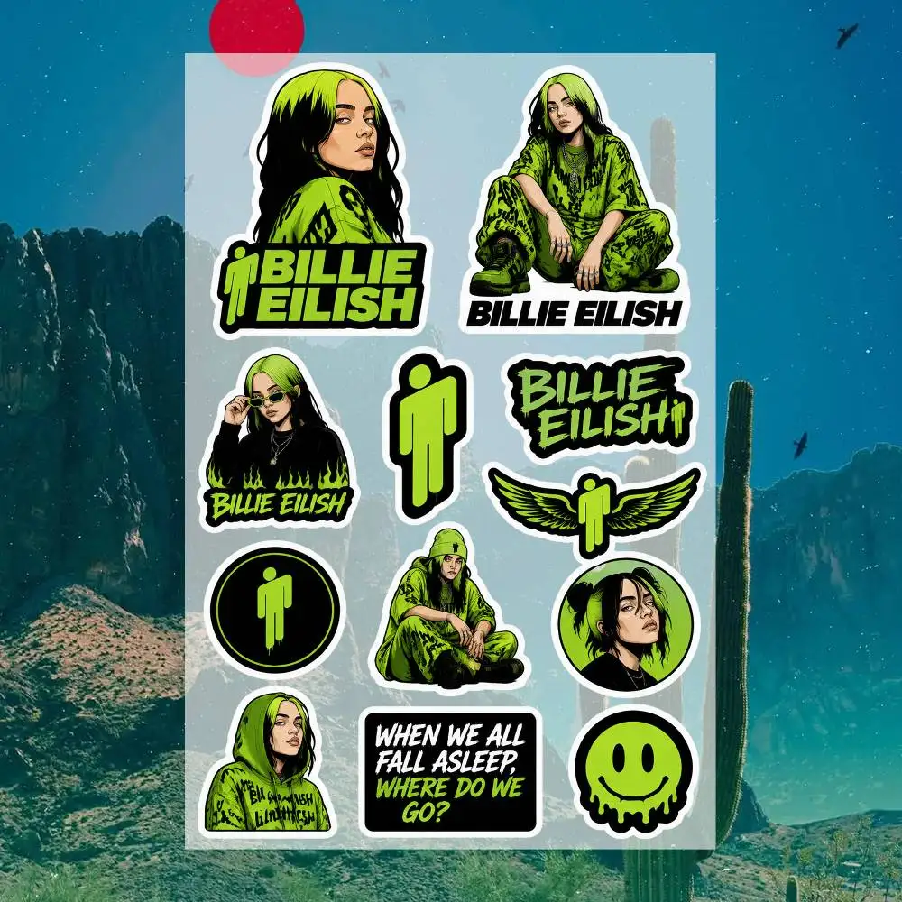 B-illie  Decal Set High Quality Printed and Cut Stickers Motorcycle Sticker view 3