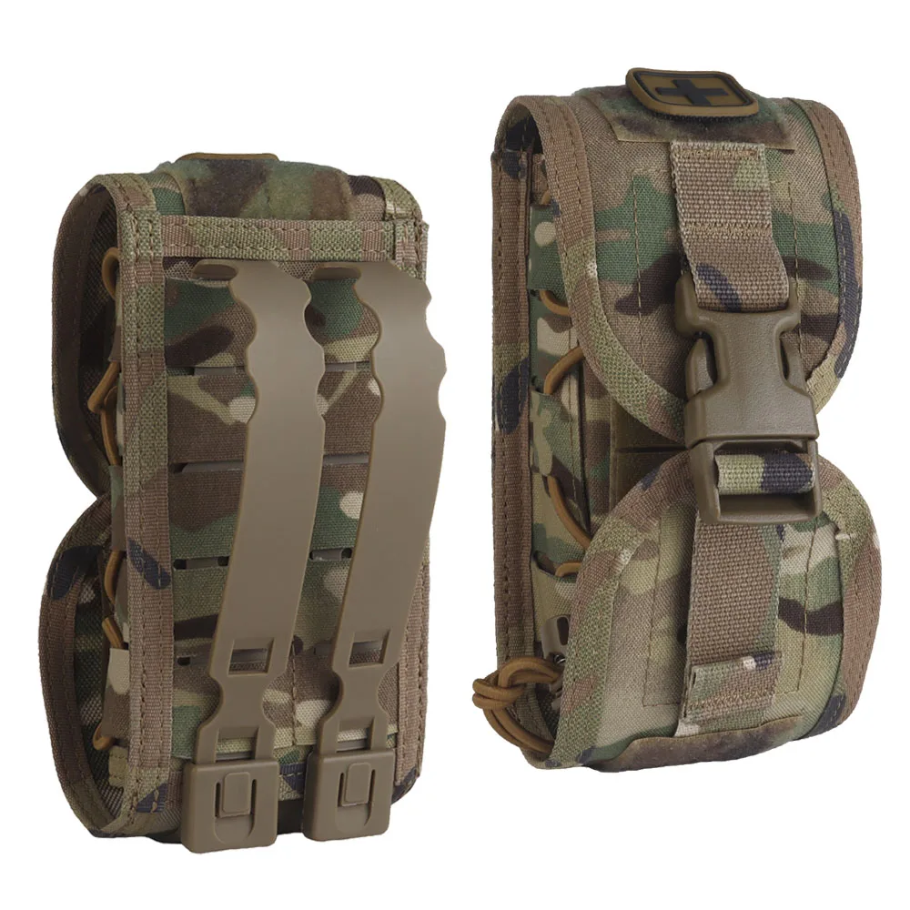 

Tactical MOLLE Pouch First Aid Kit Quick Release Outdoor Hunting Camping Survival Emergency Tools Compact Medical Pouch V2 Gear