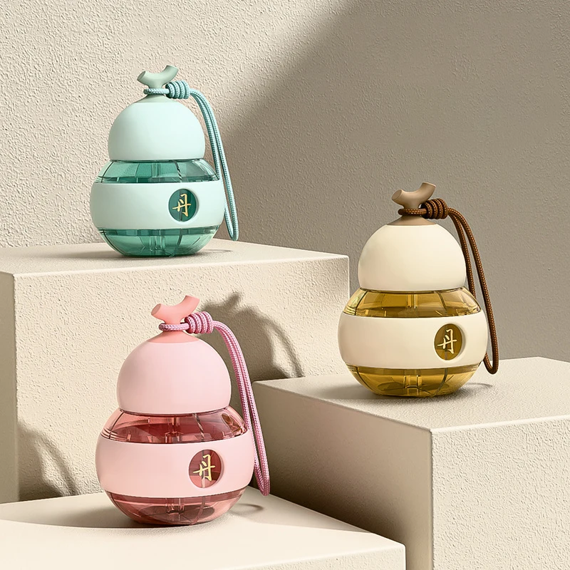 Portable Mini Gourd Shaped Medicine Box New Model Daily Meal Tablets Storage Organizer Compact Travel-friendly Pill Container