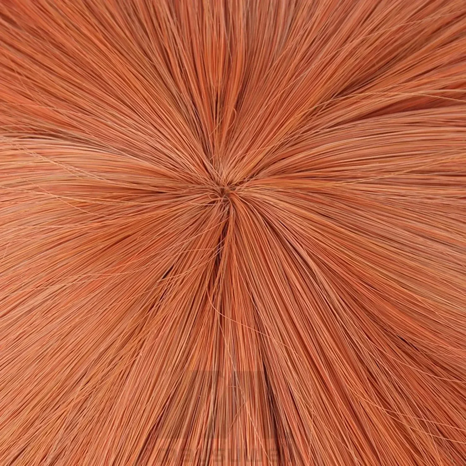 Angel Devil for Chainsaw Man Bangs Long Orange Brown Cosplay Wigs Halloween Costume Party AdultHair Wig view 6