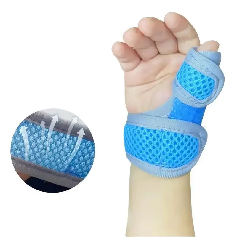 

Professional Baby Thumb Brace Sprain Fracture Fixation Infant Children Finger Thumb Support Breathable Thumb Splint Stabilizer