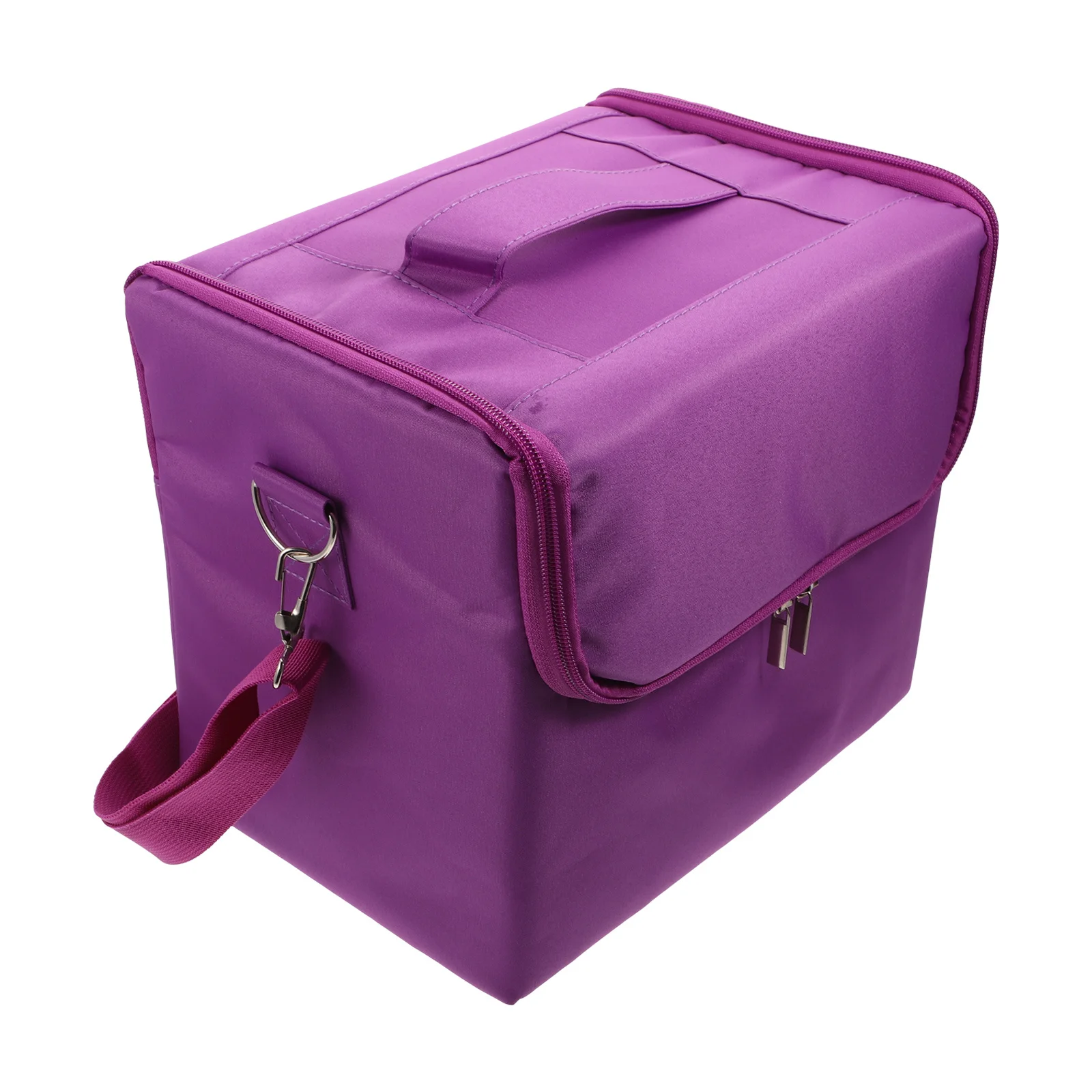 حقيبة أدوات المكياج قسط دائم مقاوم للماء متعدد الطبقات منظم السفر كيس التخزين للنساء أدوات الزينة مانيكير