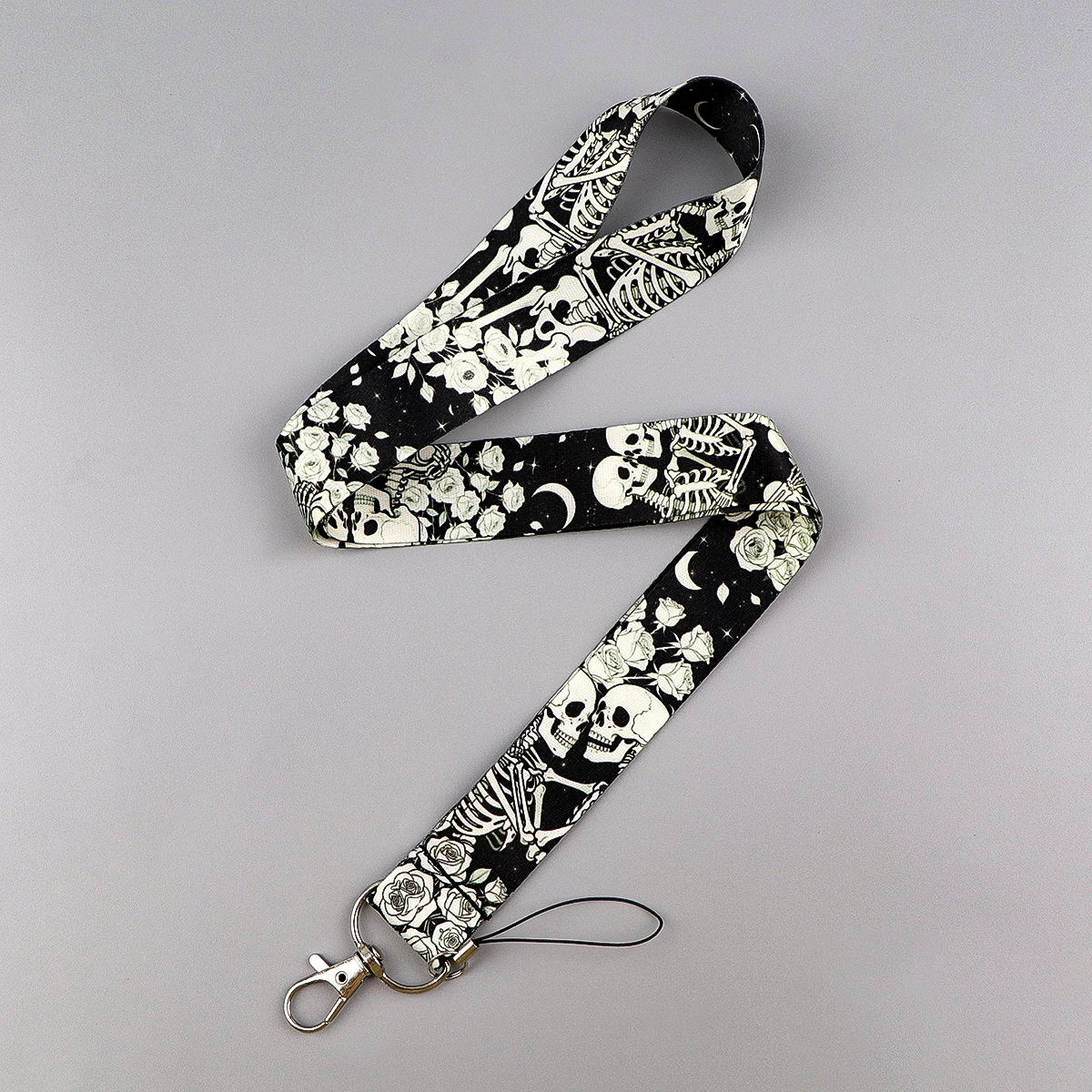 

Skeleton Lanyard For Key chain ID Card Cover Pass Mobile Phone Badge Holder Key Ring Neck Straps Phone Accessories