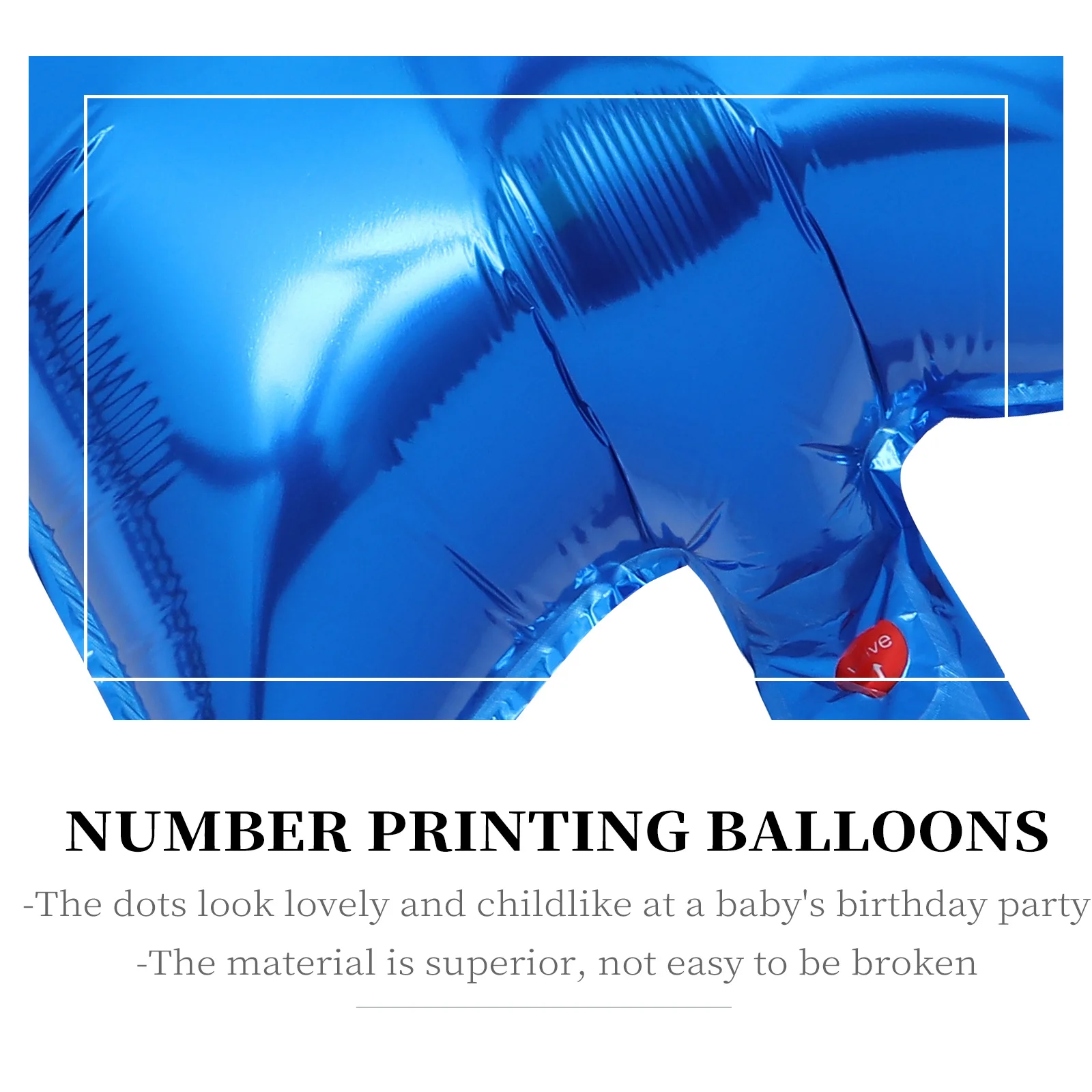 

1Set Birthday Balloons Number Printing Latex Foil Balloons Baby Shower Party Supplies Kids Birthday Decorations Confetti