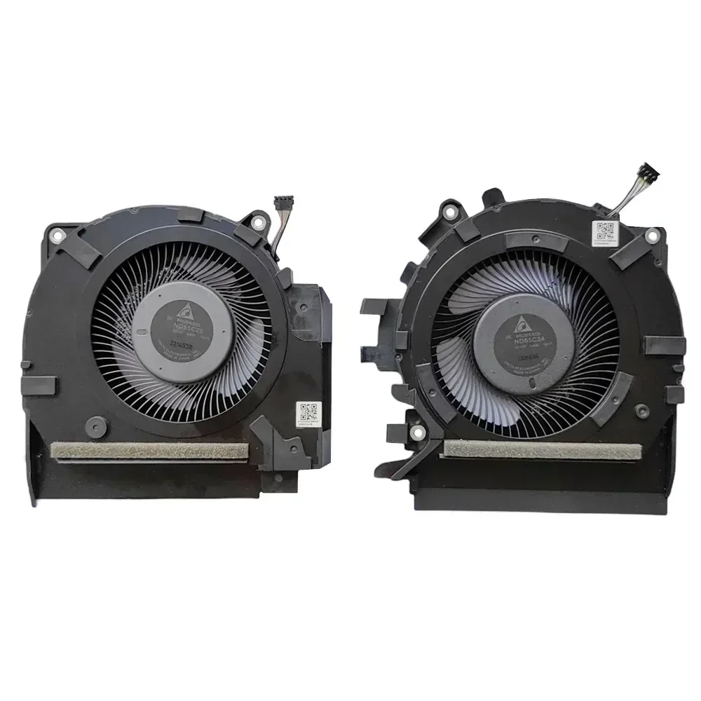 New Compatible CPU and GPU Cooling Fan for HP Envy 15-EP TNP-Q237 M04776-001 M04777-001 ND85C25-19J12 ND85C24-19J11 DC12