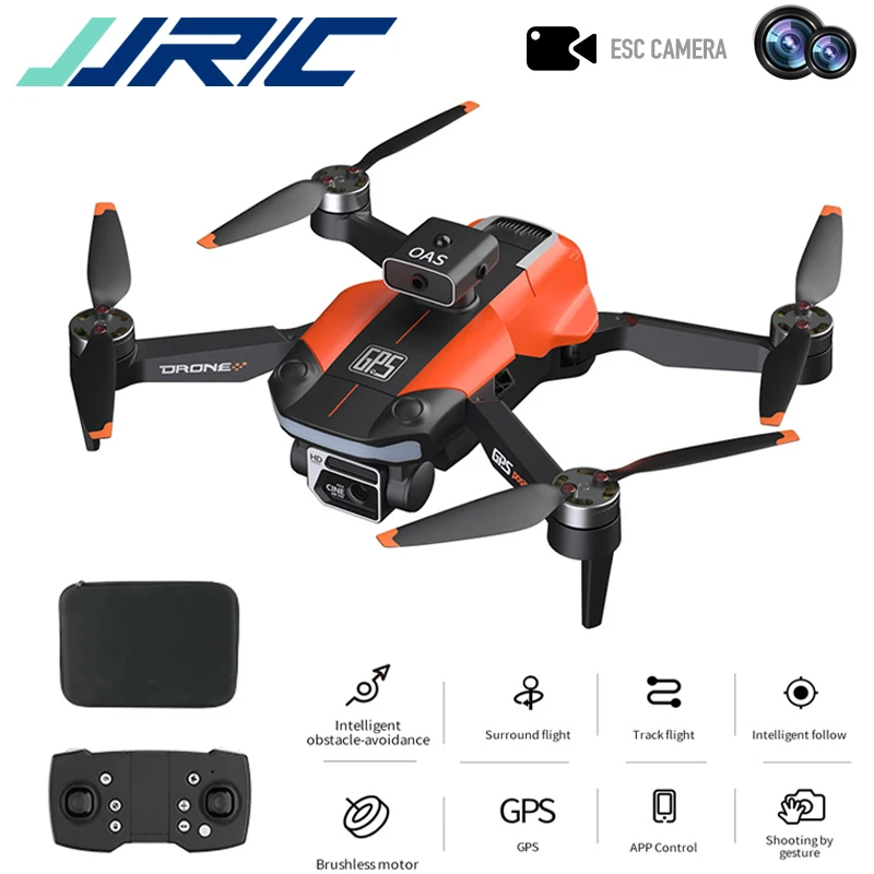 JJRC X26 نظام تحديد المواقع بدون طيار 2.4G واي فاي FPV 6K EIS HD كاميرات مزدوجة الطائرات ذكي تجنب العوائق طوي RC درون كوادكوبتر لعبة