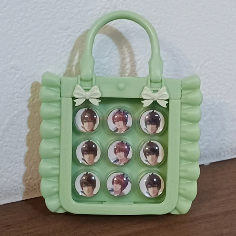 ألعاب كبسولة الأرواح الأصلية قابلة للاستخدام حقًا! حقيبة صغيرة Oshigoto التميمة شفافة شارة تخزين حمل دمية أرقام لعبة