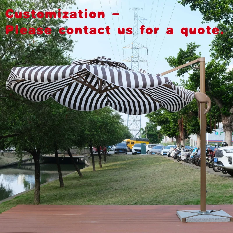 custom.New Design Beach Garden Parasol Patio Outdoor With Light