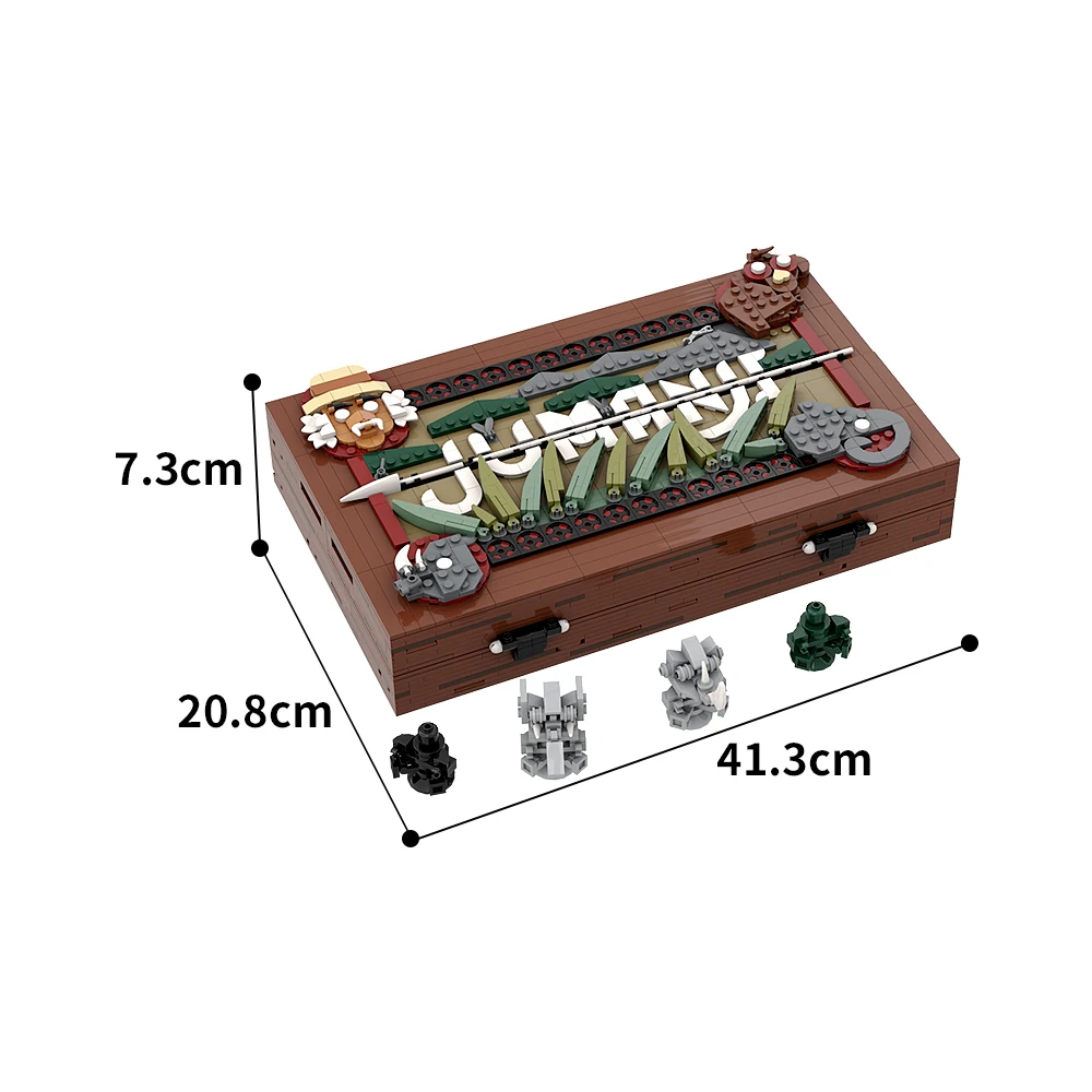 Gobricks MOC Jumanji Brettspiel Ziegel Magnetisches Schachmodell Jumanji Deluxe Spiel Baustein Spielzeug Geschenk Verbesserte Version
