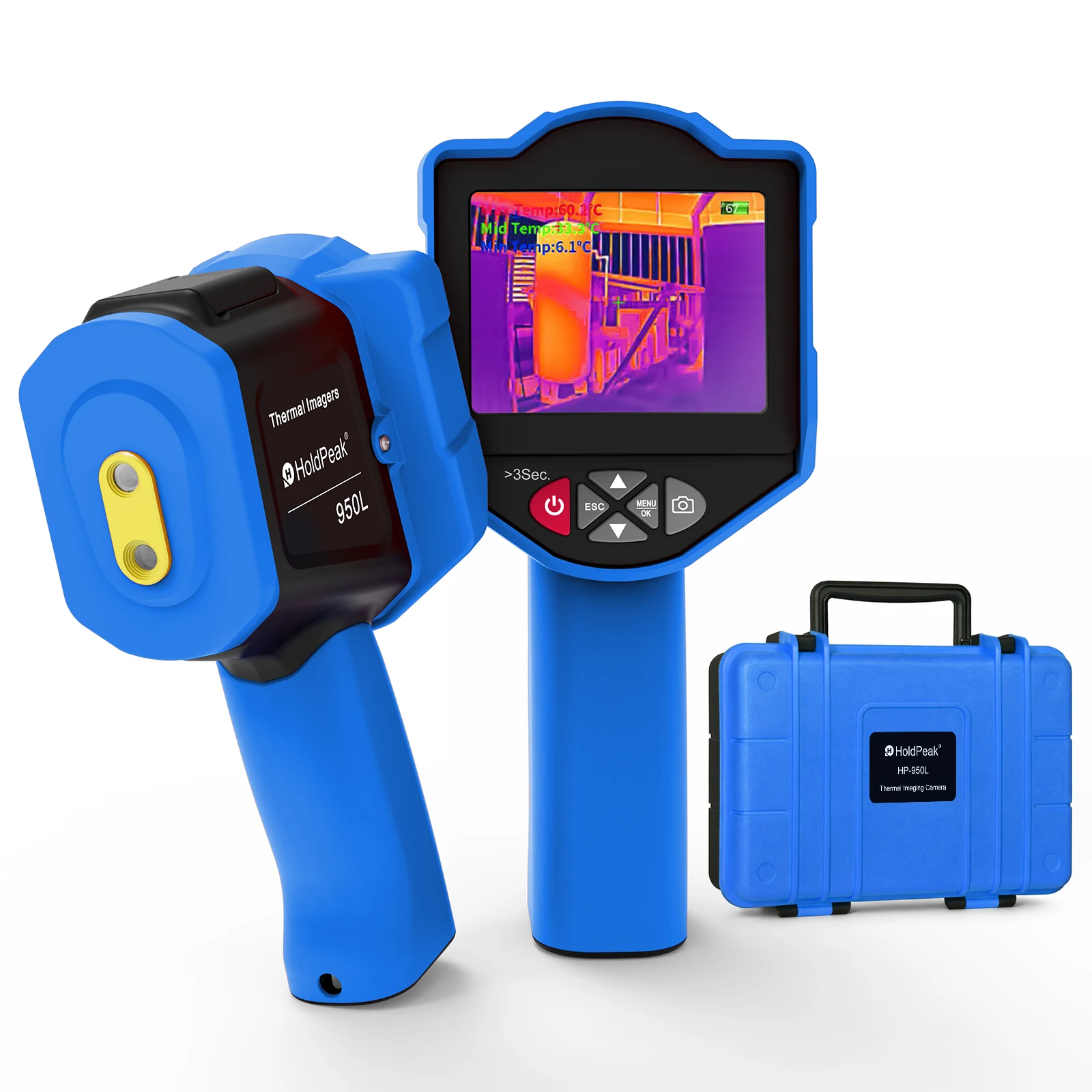 Profesjonalny ręczny termowizo – Thermal Imaging Camera 256X192 recenzja i cena