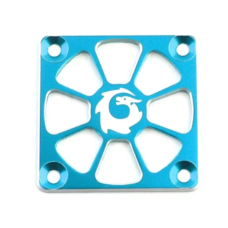 واقي مروحة من سبائك الألومنيوم مقاس 40 × 40 مم - غطاء حماية لمحرك RC ومراوح تبريد ESC - تصميم جيد التهوية يناسب معظم مقياس 1/8-1/10