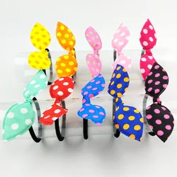 6pcs/lot Small Rabbit Ears Scrunchy Mini Elastic Hair Band Ties Little Girls Hair Accessories Headdress Rubber Bands