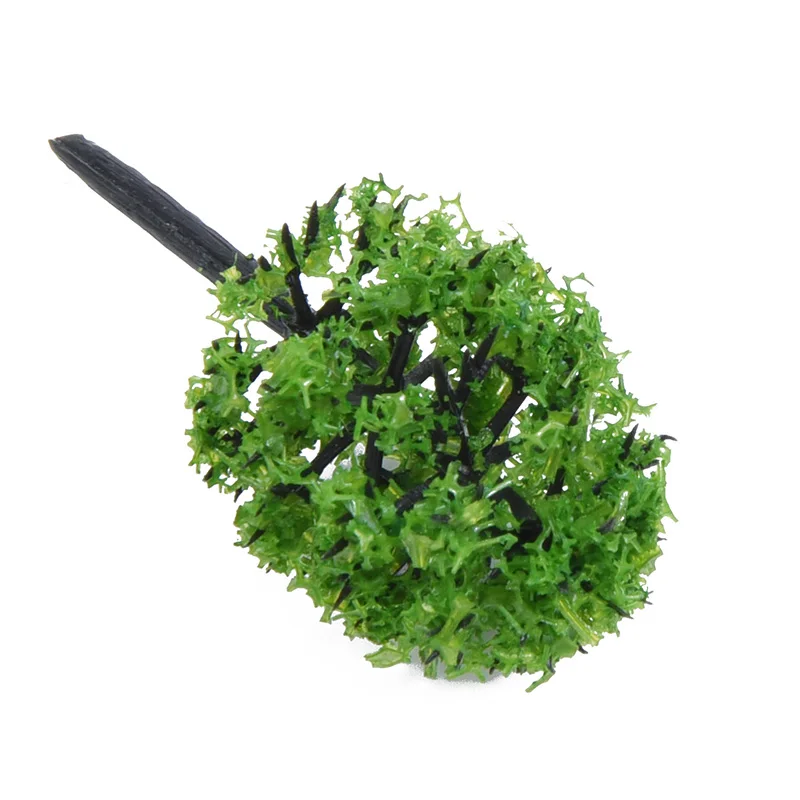 40 Pcs 1:100 Scale Model Trees 3.5cm Railroad Landscape Scenery Model Trees To Decorate Building Model Park Roadway