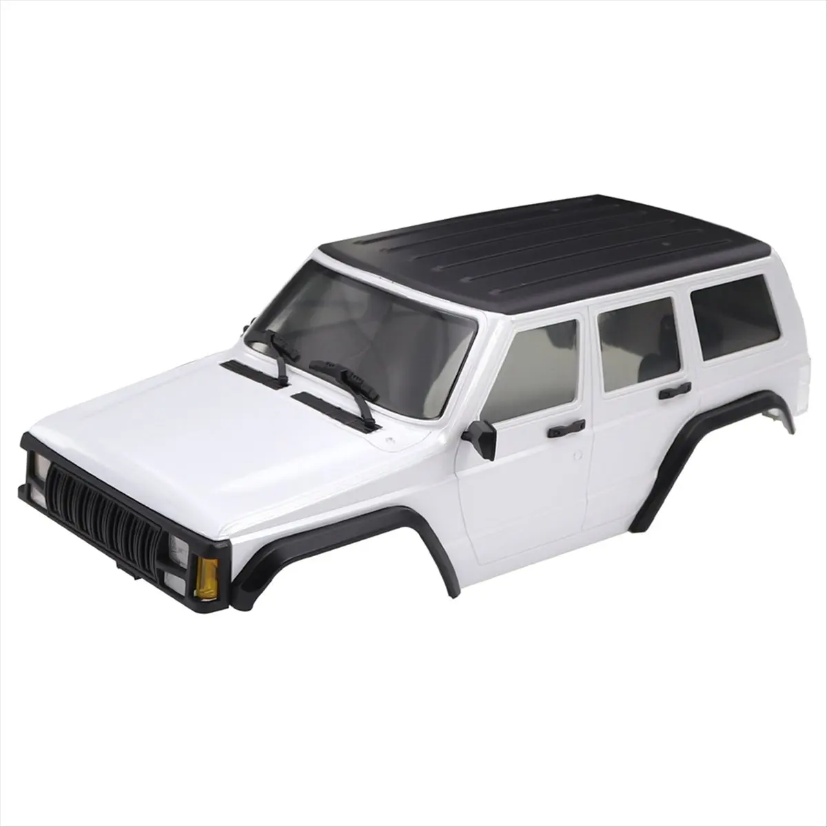 T34C 155mm Wheelbase Hardtop Body for 1/18 RC Crawler TRX4M Chassis White