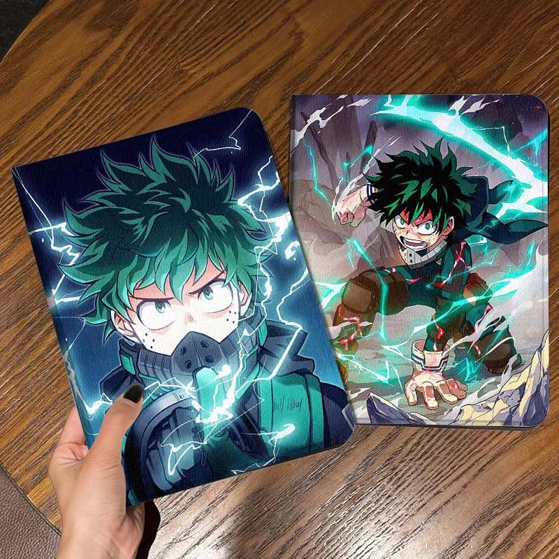 

My Hero Academia Cool Gift For iPad Pro Air Mini 2 3 4 5 6 7 6th 7th 10th 11th 10.2 9.7 10.5 11 Foldable Tablet Case