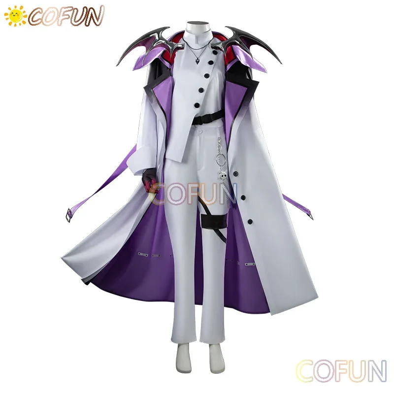 COFUN [Customized] NIJISANJI VTuber Shu Yamino Cosplay Costume Halloween Men Women Outfits Role Play Suit Jacket Pants Shirt