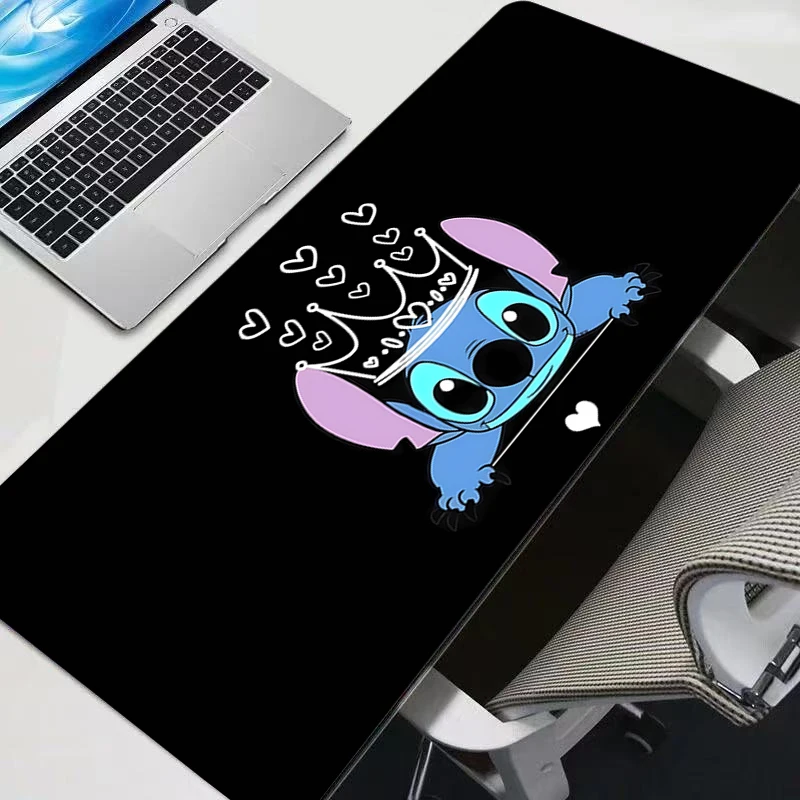 Mauspad, Laptop-Tastatur, rutschfestes Gummi-Mauspad, Computergeschwindigkeitstyp, Teppichmatte für E-Sport-Spieler, Büro, S-Stich, Schreibtischunterlage