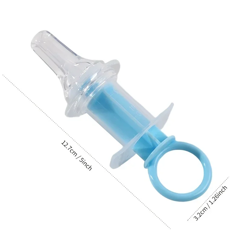 Alimentador de chupete para bebé, dispensador de medicina líquida para bebé, alimentador de aguja de silicona antiasfixia, alimentador de agua, con taza medidora de 20ml