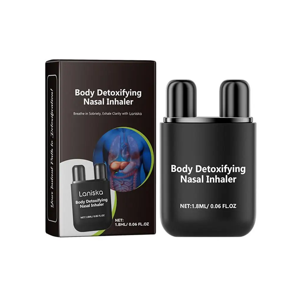 Liver Cleanse Nasal Inhaler, Double Hole Nasal Inhaler Cleanse Detox & Repair Nasal Aromatherapy Sinus Inhaler For Men And Women