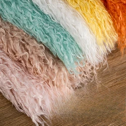 Beach Wool Plush 6cm Long Hair Cashmere Kig Animal Hair Wool Cotton Doll Fried Wool Hand-made Fabric Background Fabric Patchwork