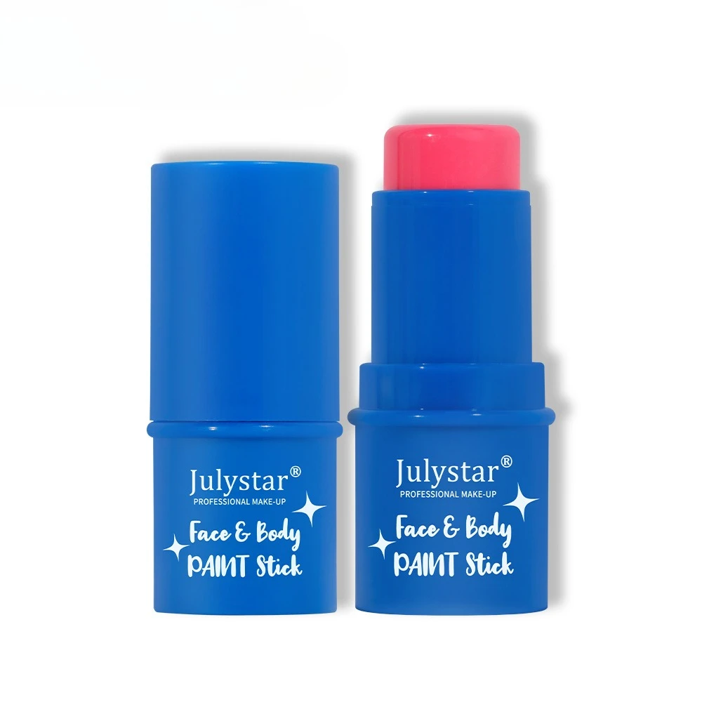 ハロウィンフェイスペイントスティック 水性配合 蛍光色 ボディアートや舞台メイク用 簡単に洗い流せる カーニバルパーティー用