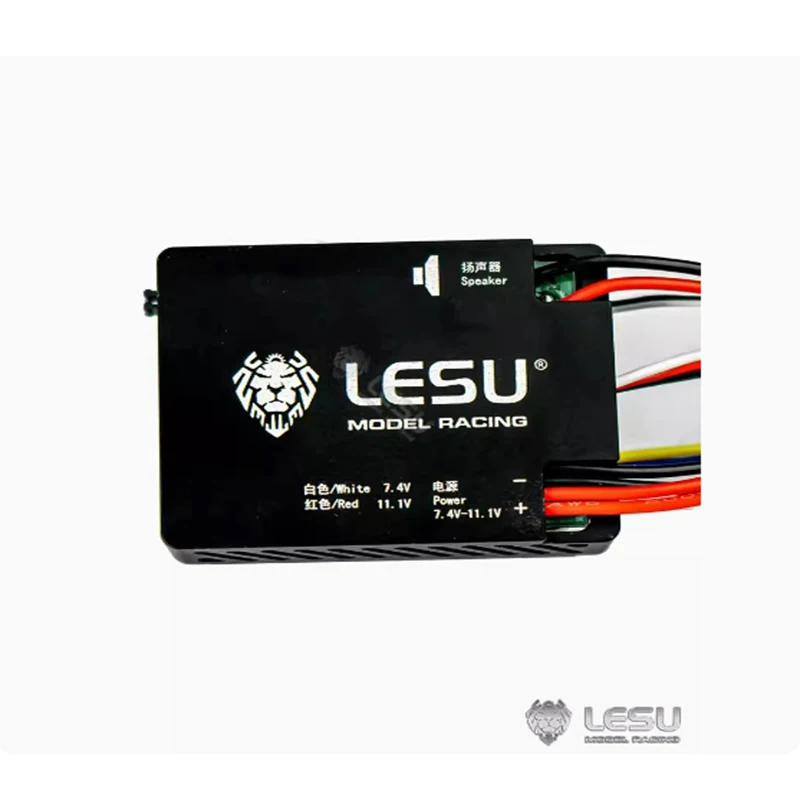 LESU Model Integrated Light Group Sound Group Assembly CNC Shell for Eu Car L6 V6 V8 Four Types of Sound for Effects LESU