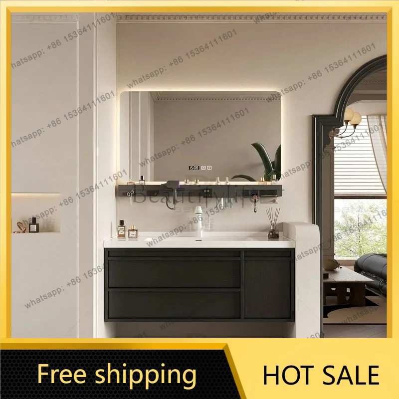 FG French Washbasin Bathroom Cabinets Ceramics Toilet Vintage Vanity Bathroom Cabinets Mirrors Storage Mobile Bagno Furniture