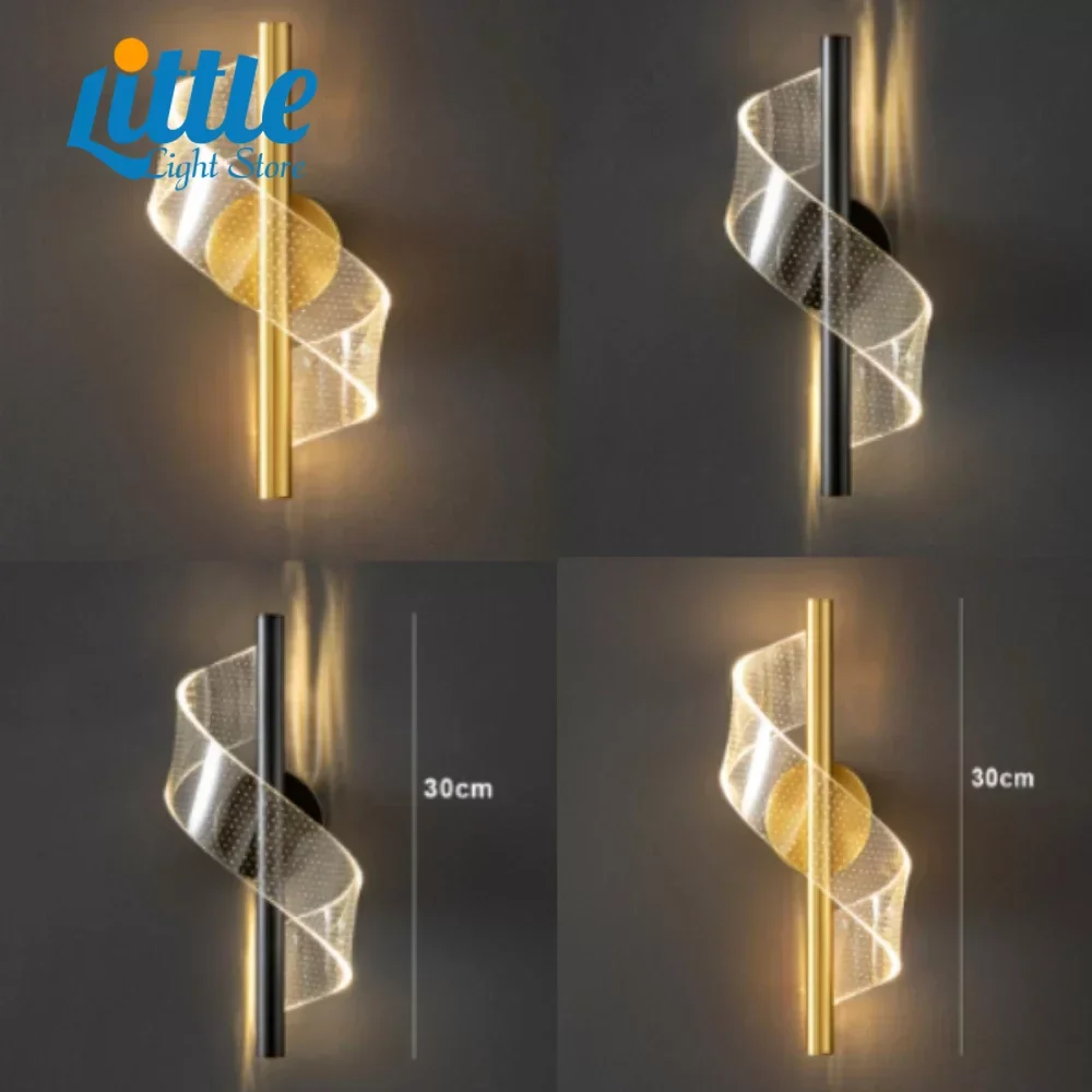 

8W Nordic LED Wall Sconce Lamp Indoor Lighting Home Bedside Living Room Corridor Stairs Decoration Luxurious Modern Wall Lamp