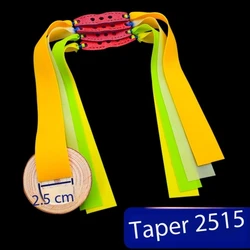 Bow Arc Master 2515 taper Fourth Generation, Flat Rubber Band, Violent Thickening, High Elasticity, Durable Slingshot 25 Large