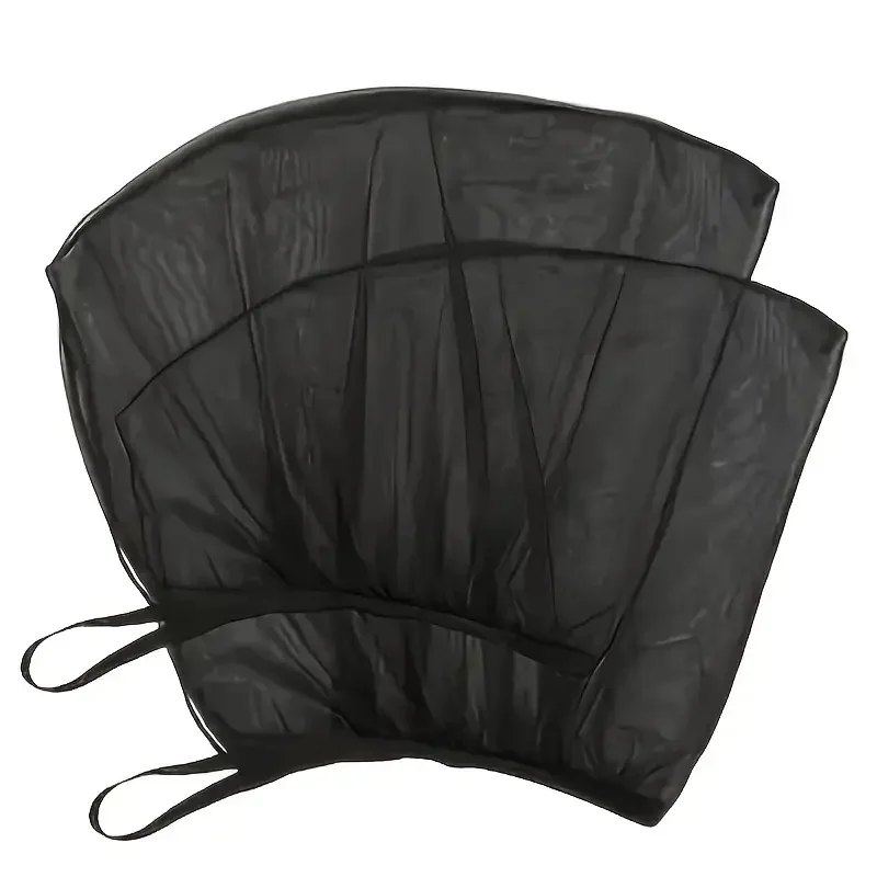 

2Pcs Car Window Curtains Fiber Privacy Blackout Curtains For Front/Rear Windows Easy To Install Remove Great For Car Camping